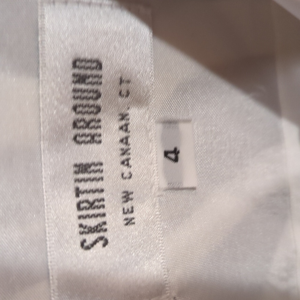 Skirtin Around black and white silk dress size 4 - Picture 3 of 9